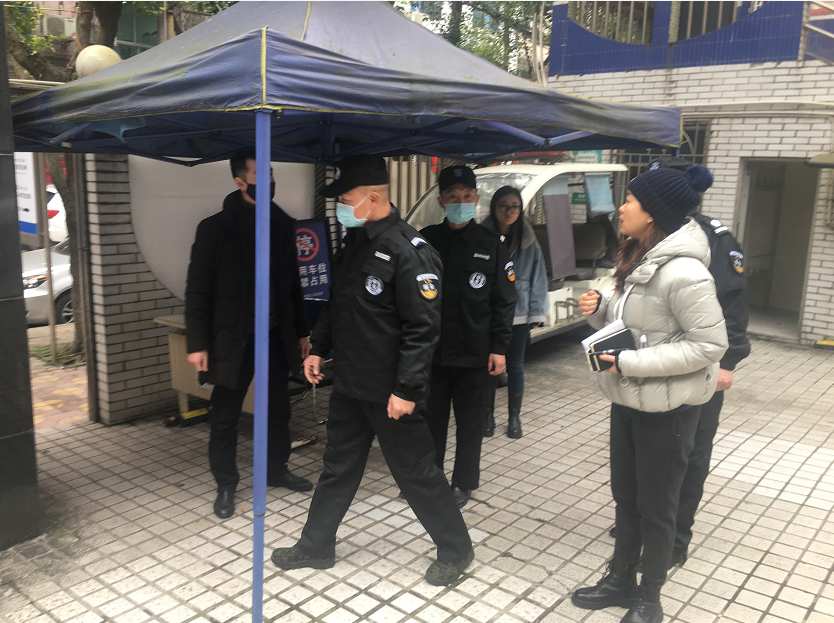 建設(shè)鎮(zhèn)隊(duì)員上崗啦！